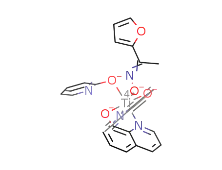 2-acetylfuranoximato-2-pyridineato-bis(8-quinolinato)titanium(IV)