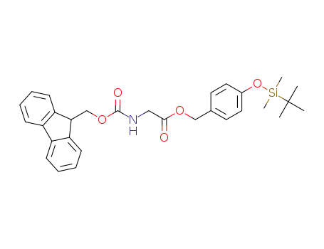 4-((tert-butyldimethylsilyl)oxy)benzyl (((9H-fluoren-9-yl)methoxy)carbonyl)glycinate