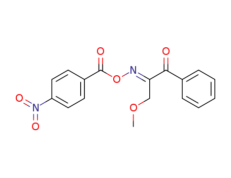3-methoxy-1-phenyl-propane-1,2-dione-2-[O-(4-nitro-benzoyl)-oxime ]