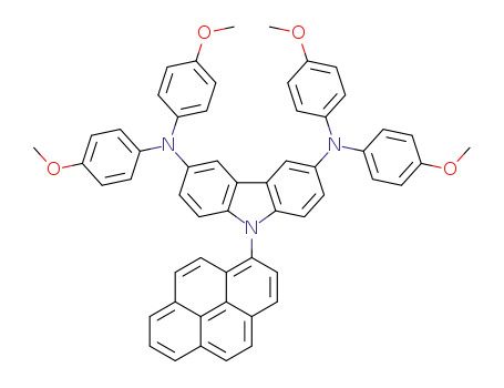 N3,N3,N6,N6,tetrakis(4-methoxyphenyl)-9-(1-pyrene)-carbazole-3,6-diamine