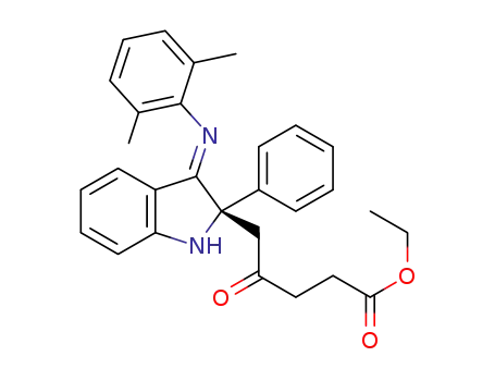 ethyl (S,E)-5-(3-((2,6-dimethylphenyl)imino)-2-phenylindolin-2-yl)-4-oxopen tanoate