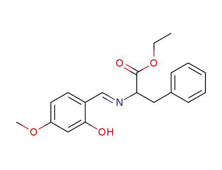 ethyl (E)-2-((2-hydroxy-4-methoxybenzylidene)amino)-3-phenylpropanoate