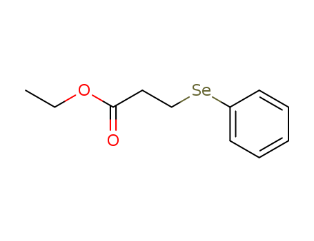 Propanoic acid, 3-(phenylseleno)-, ethyl ester