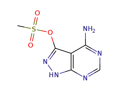 3-methanesulfonyloxy-4-amino-1H-pyrazolo[3,4-d]pyrimidine
