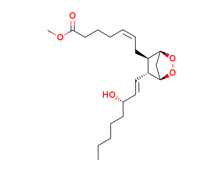 63942-75-6,prostaglandin H2 methyl ester,2,3-Dioxabicyclo[2.2.1]heptane,prosta-5,13-dien-1-oic acid deriv.; Prostaglandin H2 methyl ester