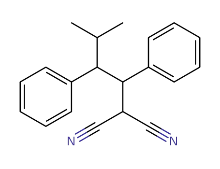 2-(3-methyl-1,2-diphenylbutyl)malononitrile