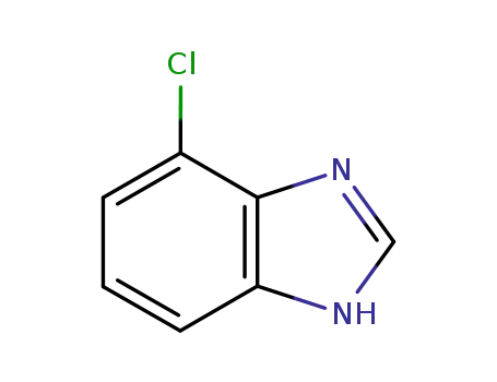 Molecular Structure of 16931-35-4 (1H-Benzimidazole,4-chloro-(9CI))