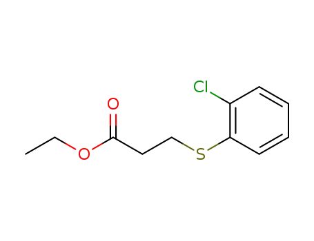 ethyl 3-(2-chlorophenylthio)propionate