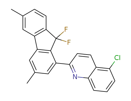 5-chloro-2-(9,9-difluoro-3,6-dimethyl-9H-fluoren-1-yl)quinoline