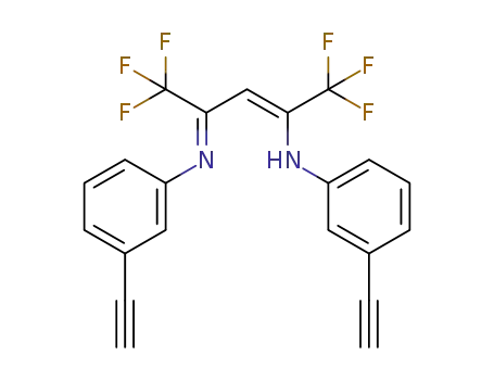 N,N'-[(2Z,4Z)-1,1,1,5,5,5-hexafluoro-2-penten-2-yl-4-ylidene]bis(3-ethynylaniline)