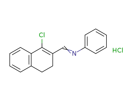 N‐{[(1‐chloro‐3,4‐dihydronaphthalen‐2‐yl)methylene]benzenaminium} chloride