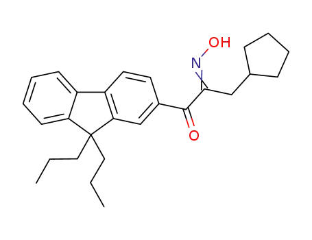 1-(9,9-dipropyl-9H-fluorene-2yl)-3-cyclopentyl-1,2-propanedione-2-oxime