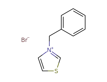 Molecular Structure of 75066-50-1 (3-BENZYLTHIAZOLIUM BROMIDE)
