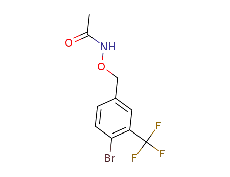 N-((4-bromo-3-(trifluoromethyl)benzyl)oxy)acetamide