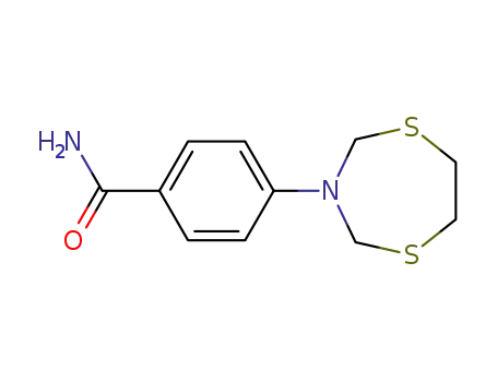 4-(1,5,3-dithiazepan-3-yl)benzamide