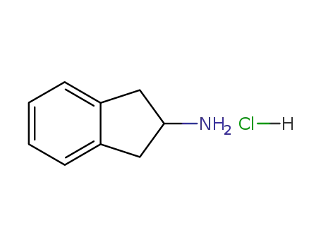 Molecular Structure of 2338-18-3 (1H-Inden-2-amine,2,3-dihydro-, hydrochloride (1:1))