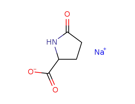 Molecular Structure of 54571-67-4 (2-Pyrrolidone-5-carboxylic acid sodium salt)