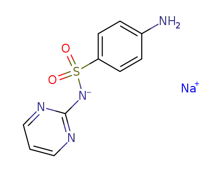 Molecular Structure of 547-32-0 (Sodium sulfadiazine)
