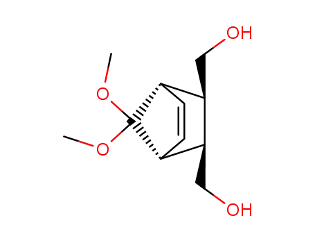 Molecular Structure of 122601-54-1 (Bicyclo[2.2.1]hept-5-ene-2,3-dimethanol, 7,7-dimethoxy-,
(1R,2R,3S,4S)-rel-)