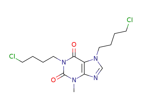 1,7-Bis(ω-chlorobutyl)-3-methyl-xanthine
