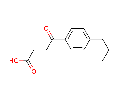 73120-67-9,4-(4-isobutylphenyl)-4-oxobutanoic acid,4-oxo-4-(2'-methylpropyl)phenylbutanoic acid;4-(4-isobutylphenyl)-4-oxobutanoic acid;3-(4-isobutylbenzoyl)propionic acid;