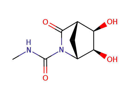 5,6-exo-dihydroxy-2-(N-methylcarbamoyl)-2-azabicyclo<2.2.1>heptan-3-one
