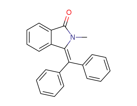 3-(diphenylmethylene)-2-methyl-2,3-dihydro-1H-isoindole-1-one