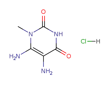 1-methyl-2,4-dioxo-5,6-diaminopyrimidine hydrochloride