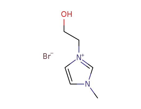 Molecular Structure of 97513-90-1 (1H-Imidazolium, 1-(2-hydroxyethyl)-3-methyl-, bromide)