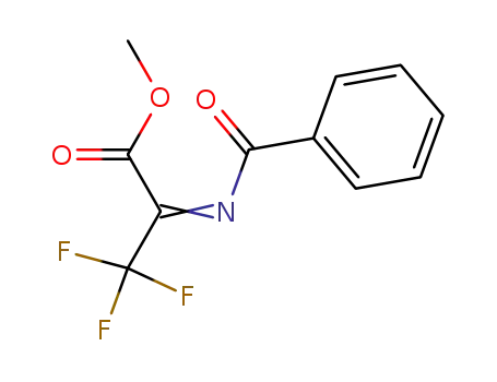 methyl 2-benzoylimino-3,3,3-trifluoropropionate