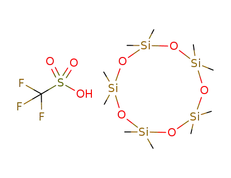 2,2,4,4,6,6,8,8,10,10-Decamethyl-[1,3,5,7,9,2,4,6,8,10]pentoxapentasilecane; compound with trifluoro-methanesulfonic acid