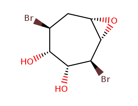 DL-(1α,2α,3β,4β,5α,7α)-2,5-Dibrom-8-oxabicyclo<5.1.0>octan-3,4-diol