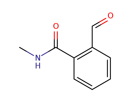 Molecular Structure of 117194-00-0 (Benzamide, 2-formyl-N-methyl- (9CI))