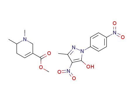 1,2-dimethyl-5-methoxycarbonyl-1,2,3,6-tetrahydropyridinium picrolonate