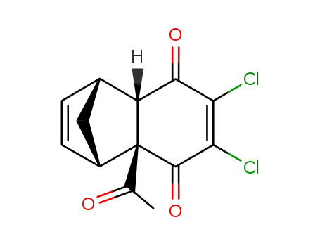 endo-4a-acetyl-2,3-dichloro-4a,5,8,8a-tetrahydro-5,8-methano-1,4-naphthoquinone