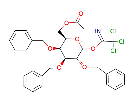 6-O-acetyl-2,3,4-tri-O-benzyl-α/β-D-galactopyranosyl trichloroacetimidate