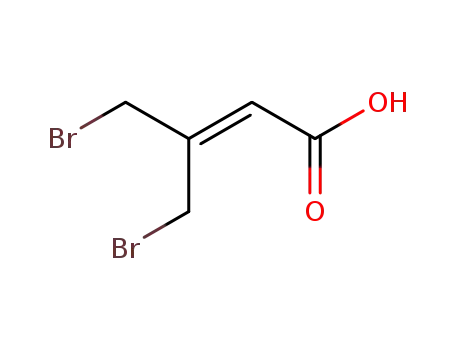 4-bromo-3-(bromomethyl)but-2-enoic acid