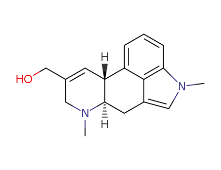 Molecular Structure of 1935-35-9 (Ergoline-8-methanol, 8,9-didehydro-1,6-dimethyl-)