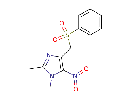 4-[(Benzenesulfonyl)methyl]-1,2-dimethyl-5-nitro-1H-imidazole