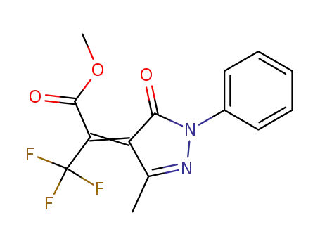 methyl 3,3,3-trifluoro-2-(3-methyl-5-oxo-1-phenyl-4,5-dihydro-1Н-pyrazol-4-ylidene)propanoate