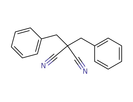 Molecular Structure of 3779-31-5 (Propanedinitrile, bis(phenylmethyl)-)