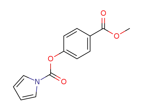 Pyrrole-1-carboxylic acid 4-methoxycarbonyl-phenyl ester