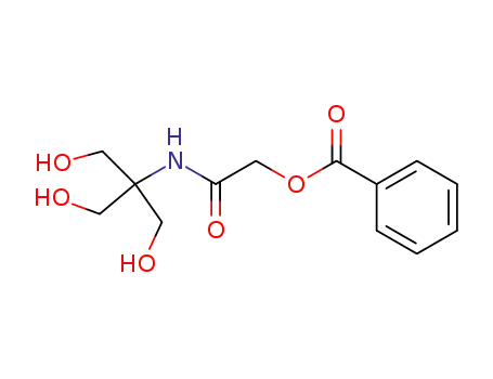 Molecular Structure of 115193-31-2 (Acetamide, 2-(benzoyloxy)-N-[2-hydroxy-1,1-bis(hydroxymethyl)ethyl]-)