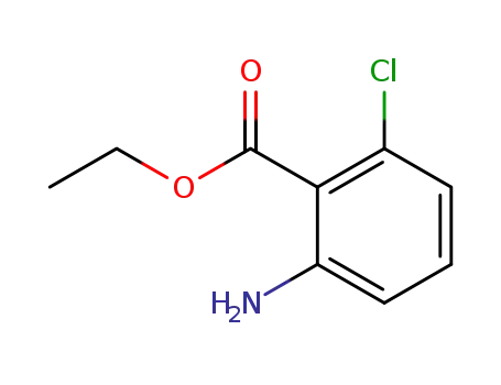 Molecular Structure of 172217-11-7 (ETHYL 2-AMINO-6-CHLOROBENZOATE)