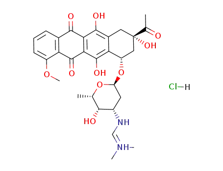 3'-(N,N-dimethylaminomethylene)daunorubicin hydrochloride