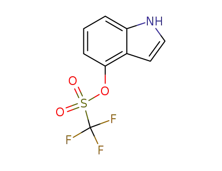 1H-indol-4-yl trifluoromethanesulfonate