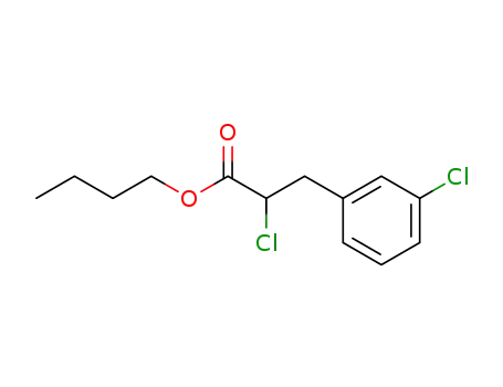 2-Chloro-3-(3-chloro-phenyl)-propionic acid butyl ester