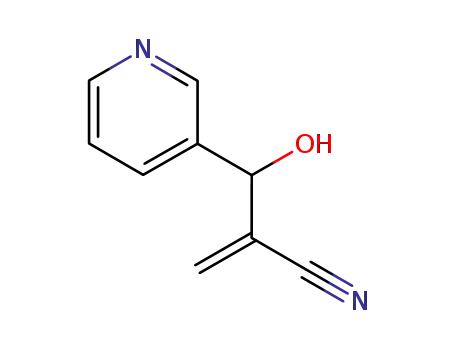 3-hydroxy-2-methylene-3-(3-pyridyl)propanenitrile