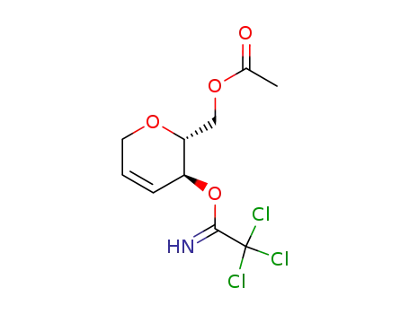 6-O-acetyl-1,5-anhydro-2,3-dideoxy-4-O-(1-imino-2,2,2-trichloroethyl)-D-erythro-hex-2-enitol
