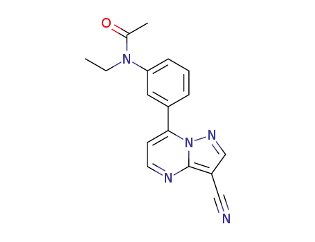 Molecular Structure of 151319-34-5 (Zaleplon)